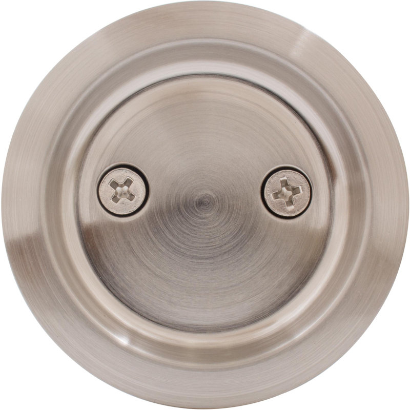 Quincaillerie de serrure de porte ronde, Nickel satiné