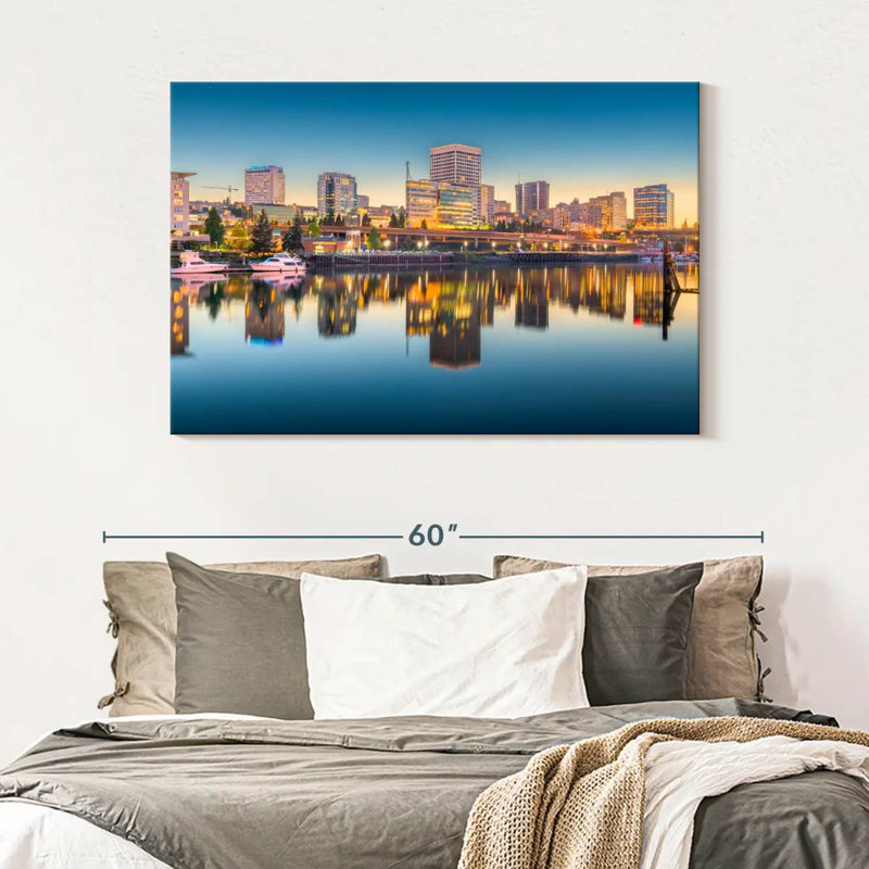 Downtown Tacoma Skyline, 32" H x 48" W