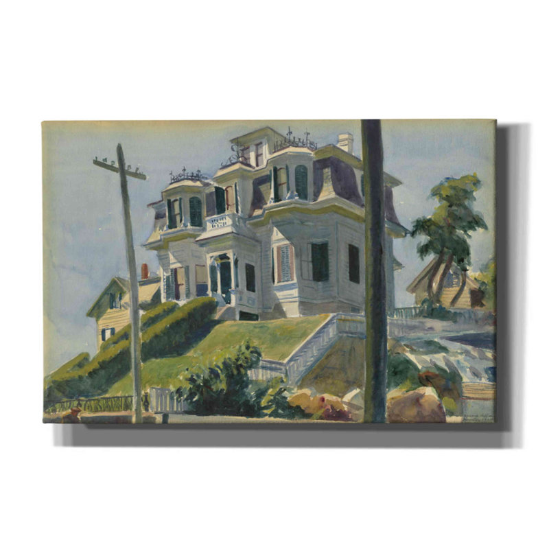 «Red Barrel Studio», «Haskell's House, 1924» par Edward Hopper, estampe numérique sur toile, H 12 po x l 18 po x P 0,75 po