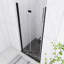 37.38'' 36'' W x 72'' H Semi-Frameless Shower Door with Clear Glass-98698040