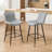Upholstered 27" Counter Stool With Metal Frame-922861244