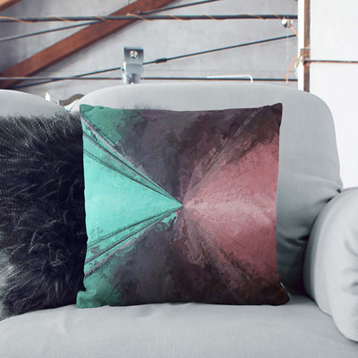 Abstract Square Throw Cushion