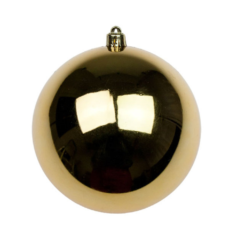 Bauble, 6cm H x 6cm W x 6cm D, Gold