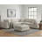 Cassandra Beige Fabric 40 In. Square Ottoman-277348824