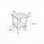 Chaise longue d'extérieur avec table d'appoint-498850601