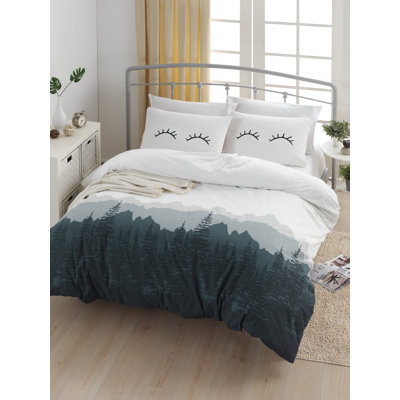Ensemble de housse de couette 100% coton 3 pièces Boutwell