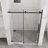 48" W X 72" H Sliding Shower Door, Frameless Sleek Glass Shower Door, 1/4" (6Mm) Thick Tempered Clear Glass With Easy-Clean Coating, Stainless Steel Hardware, Matte Black