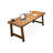 Walnut Rectangular Solid Wood Writing desk-1969405321