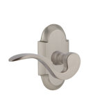 Cottage Plate Privacy (Bed & Bath) with Manor Lever