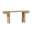 Console très large en placage de bois véritable de 66 po, canapé minimaliste derrière le canapé pour le vestibule, le couloir, le salon, le bureau à domicile, chêne vieilli-1526780904