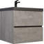 Meuble-lavabo mural simple avec lavabo, meuble-lavabo mural pour salle de bain