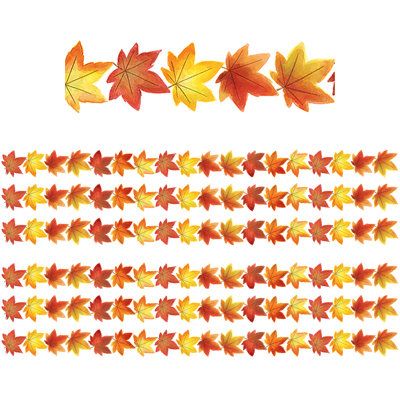 Bordure d'automne découpée
