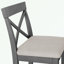 Ensemble de salle à manger rectangulaire en bois avec 2 chaises-409046753-409046754-409046755