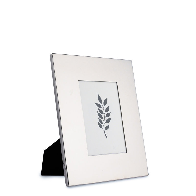 Cadre photo en acier inoxydable doré 4 x 6, Argent argent, 4 po x 6 po