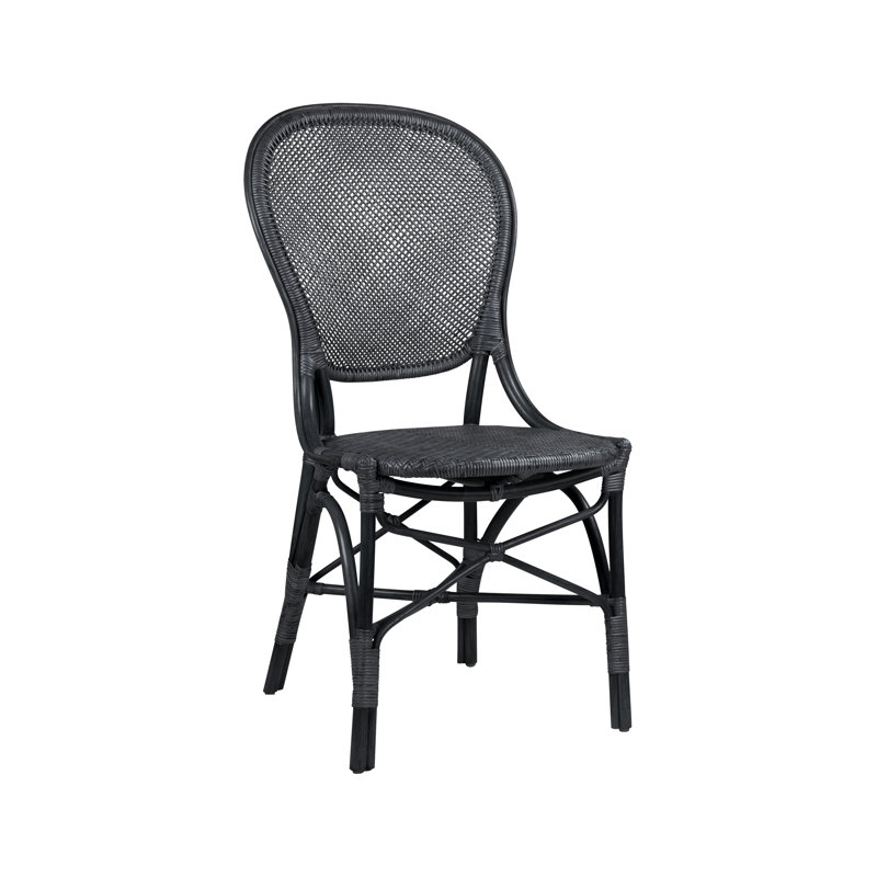 Chaise d'appoint Rossini, Noir, noir, noir, noir