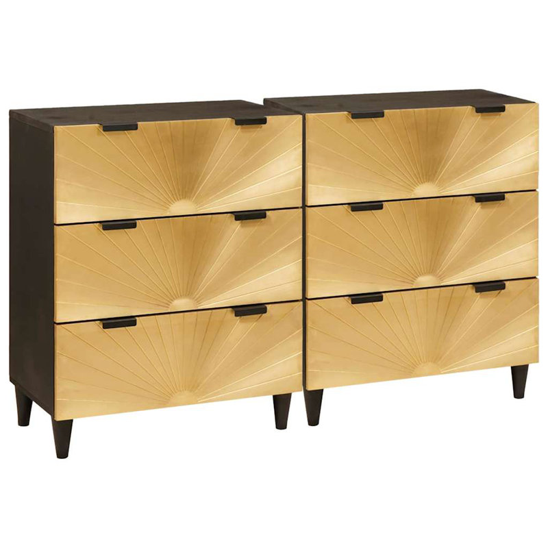 60cm Solid Wood Sideboard