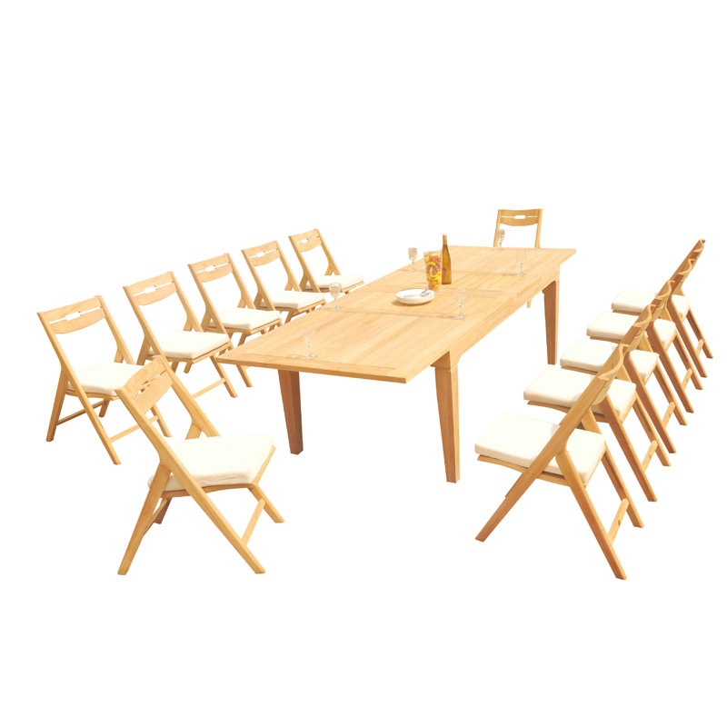 Ensemble de salle à manger rectangulaire Emmetsburg, 12