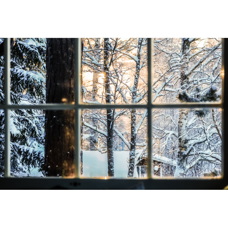 Sunset View by Icealien - Wrapped Canvas Print, 20cm H x 30cm W