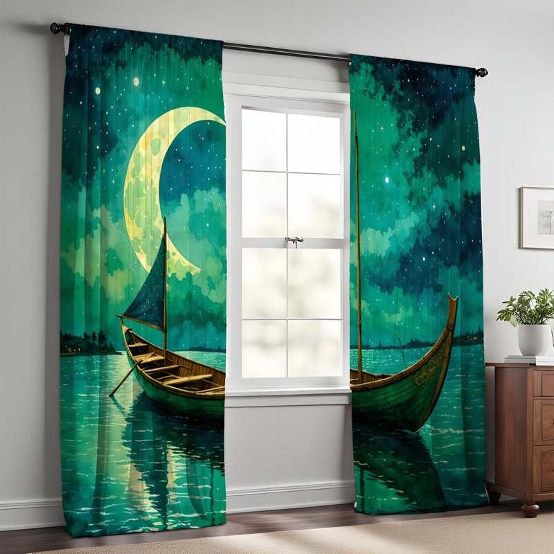 Window Curtains, 40" W x 61" L