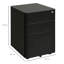 Tukgahgo 39cm Wide 3 -Drawer Mobile Steel File Cabinet-1446464373