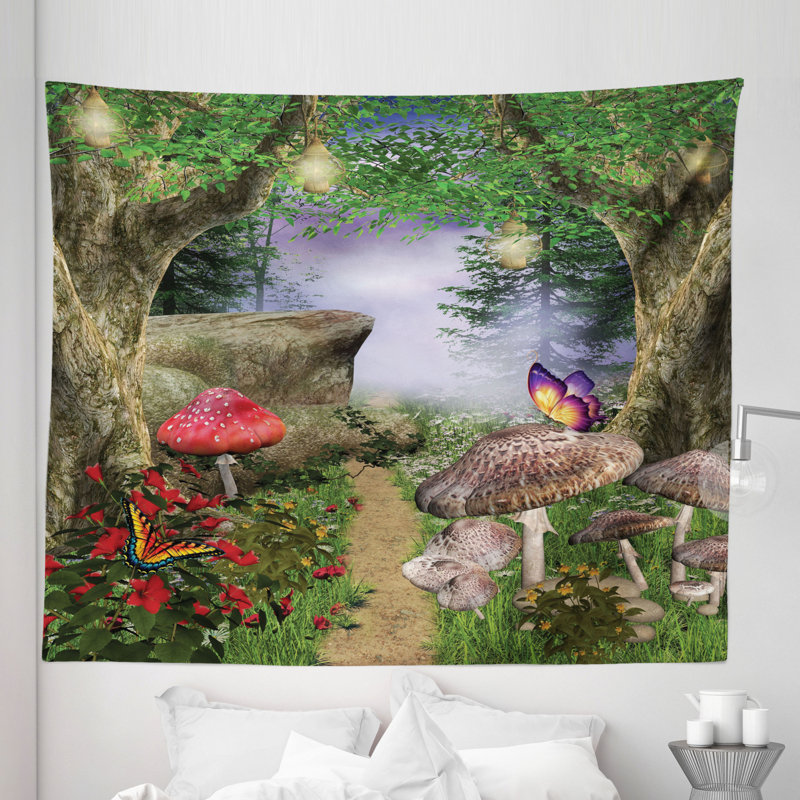 Microfiber Tapestry, 264.16cm H x 223.52cm W