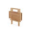 Ensemble de chaises Adirondack en teck avec table 5 pièces