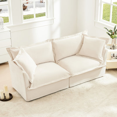 2 avec haut-parleurs intégrés - chenille crème et divertissement agréable, tissu respirant, moderne, hygiénique