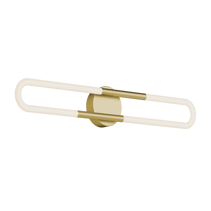 Adel 24'' LED Vanity, Light Antique Brass