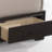 Mason Espresso Bookcase Storage Bed