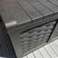 Samuel Alexander 158cm W Plastic Lockable Deck Box in Grey