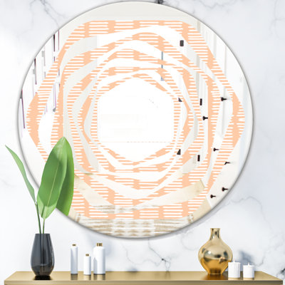 Miroir mural sans cadre abstrait