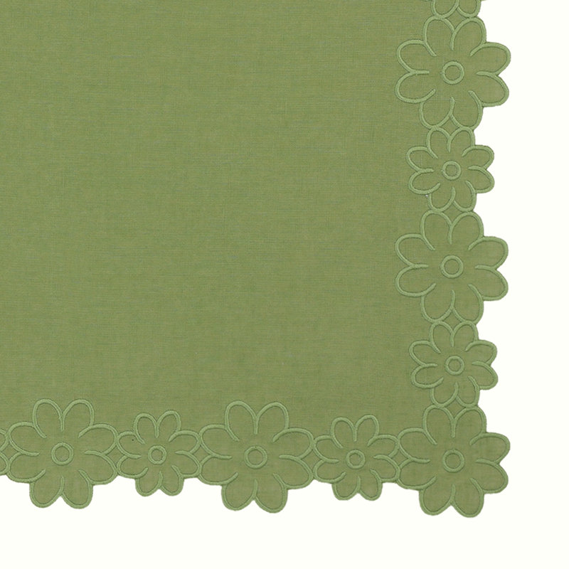 Floral Border Dinner Napkin