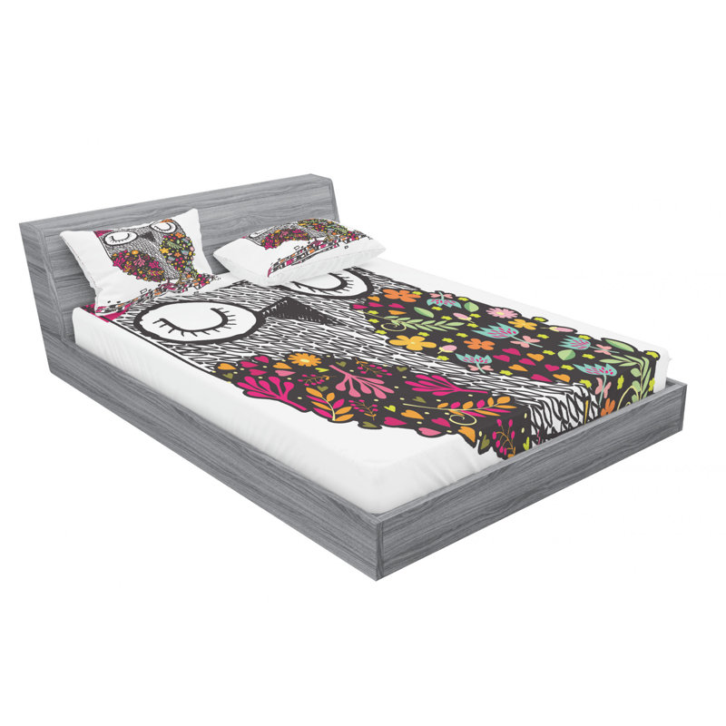 Microfiber Sheet Set, Full Sheet Set with Fitted Sheet
