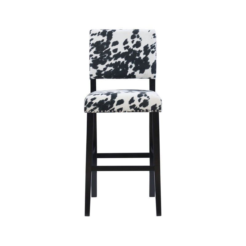 Tabouret de bar et de comptoir Kias, Tabouret de bar (siège d'une hauteur de 30 po), Noir
