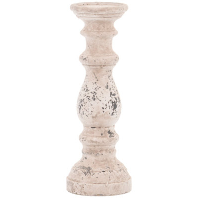 Wood Tabletop Candlestick