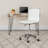 Low Back Designer Armless Ribbed Swivel Task Office Chair-1740822502
