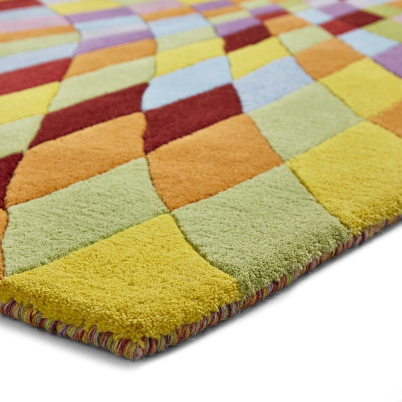 Aviral area rug Hand Tufted Rectangle Multi coloured, Rectangle 150 x 230cm