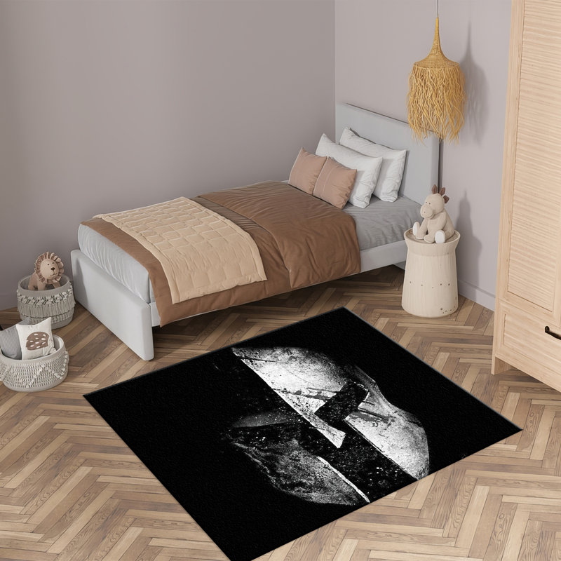 Stunning Non Woven Printed Rug Featuring an Enchanting Floral Motif in Rich Hues Ideal for Enhancing the Aesthetic Appeal of Any Room Decor
