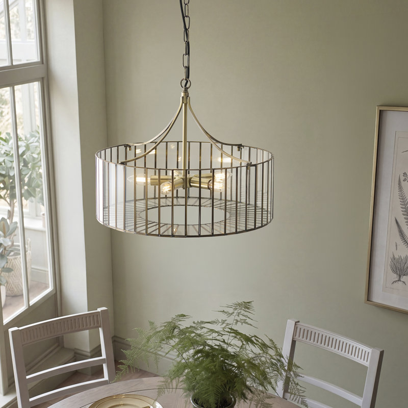 Sloane Drum Chandelier, 5 Light