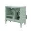 36" Freestanding Bathroom Vanity With Sink – Ceramic Basin, Flip Drawer, Adjustable Shelf, Rubberwood Frame With MDF Panels-120331867