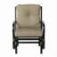 Chaise berçante de jardin confortable, fauteuil oscillant d'extérieur, chaise berçante de patio élégante
