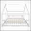 Lit en bois en forme de maison pour enfants, SparImagination et assurant un sommeil confortable-1847360400