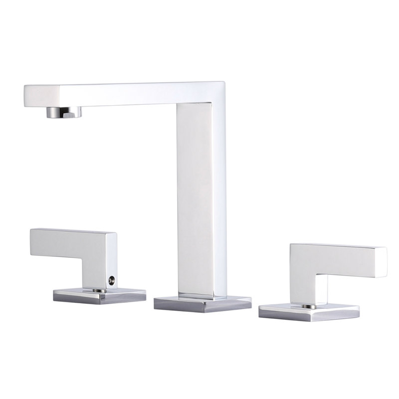 Widespread Bathroom Faucet, Polished Chrome