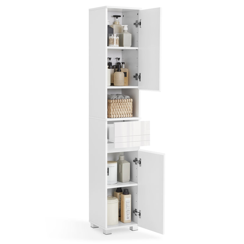 Carollynn Bathroom Cabinet, White