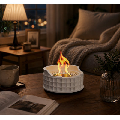 Tabletop Fire Pit Bowl Fireplace Indoor Outdoor Decor