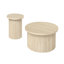 Ensemble de 2 tables basses, tables basses rondes, tables d'appoint modernes pour salon, appartement-1492272025