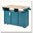55.7" Kitchen Island with 2 Drop Leaves & Power Outlet (Two Packages)-189208703