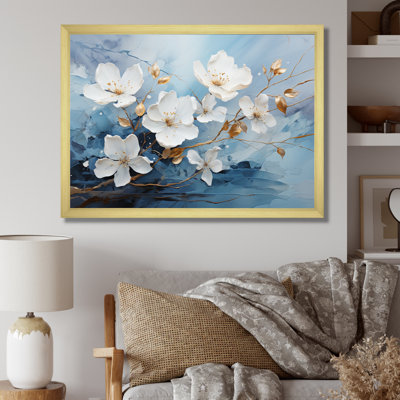 Abstract Nimbus Intense Flowers, reproduction d'art sur toile