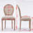 Jonsson French Style Solid Wood Frame Linen Fabric Rattan Back Dining Chair,Side Chairs,Kitchen Chairs,Upholstered dining room chair,dinning chair,kitchen chair-929875209