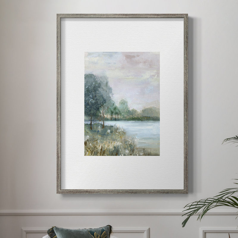 «Blue Hour», reproduction encadrée - bois massif, H 11 po x l 9 po